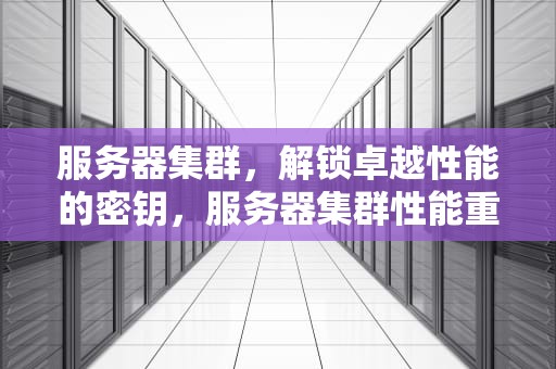 服务器集群，解锁卓越性能的密钥，服务器集群性能重要指标