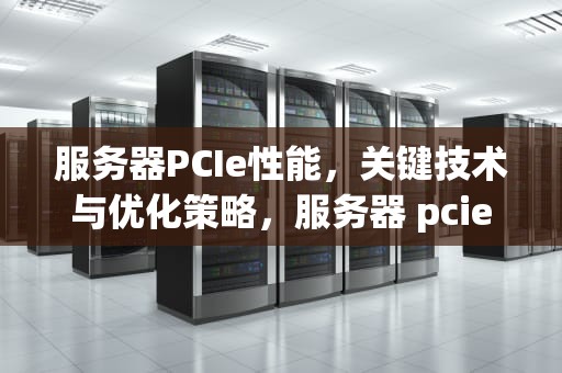 服务器PCIe性能，关键技术与优化策略，服务器 pcie