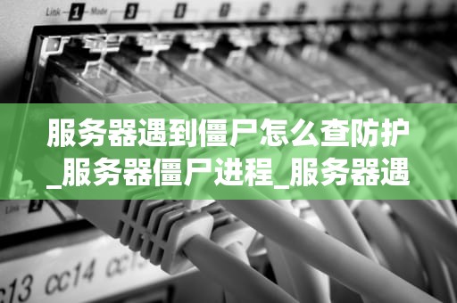 服务器遇到僵尸怎么查防护_服务器僵尸进程_服务器遇到僵尸网络的防护策略
