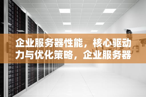 企业服务器性能，核心驱动力与优化策略，企业服务器性能怎么看