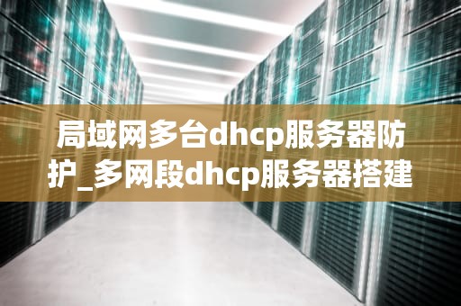 局域网多台dhcp服务器防护_多网段dhcp服务器搭建_局域网多台DHCP服务器防护的策略与实践