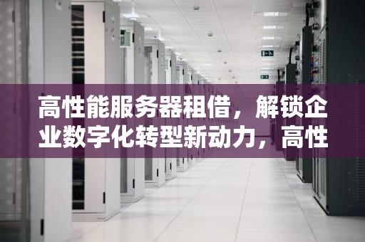 高性能服务器租借，解锁企业数字化转型新动力，高性能服务器租借