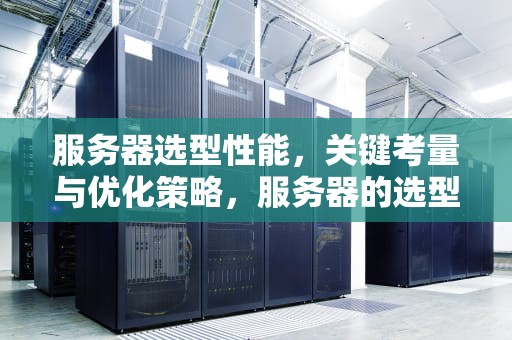 服务器选型性能，关键考量与优化策略，服务器的选型性能指标