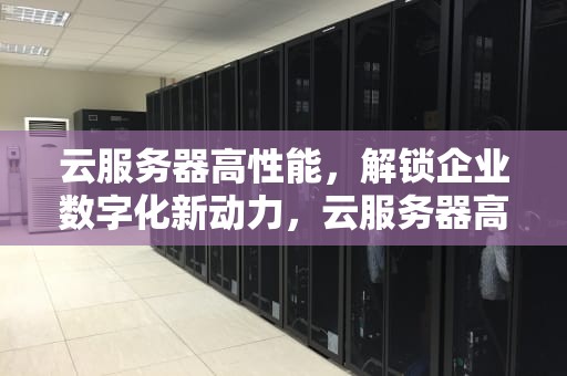 云服务器高性能，解锁企业数字化新动力，云服务器高性能有什么用