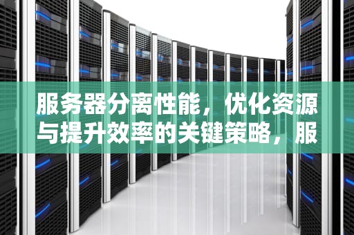 服务器分离性能，优化资源与提升效率的关键策略，服务器分离性能测试