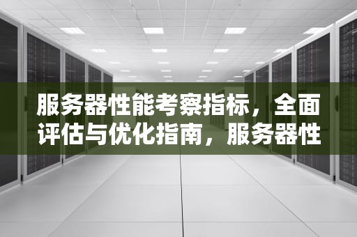 服务器性能考察指标，全面评估与优化指南，服务器性能考察指标有哪些