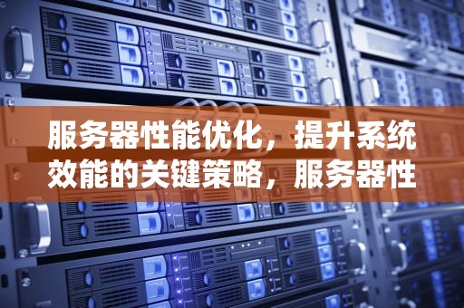 服务器性能优化，提升系统效能的关键策略，服务器性能优化方案