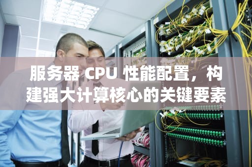 服务器 CPU 性能配置，构建强大计算核心的关键要素，服务器cpu性能配置表