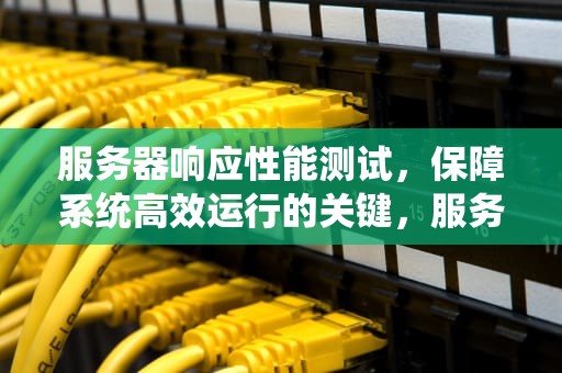 服务器响应性能测试，保障系统高效运行的关键，服务器响应性能测试方法