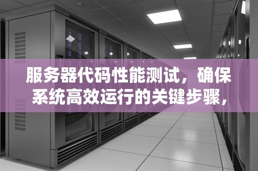 服务器代码性能测试，确保系统高效运行的关键步骤，服务器代码性能测试方法