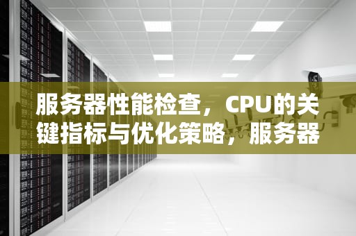 服务器性能检查，CPU的关键指标与优化策略，服务器性能检测