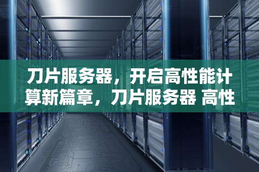 刀片服务器，开启高性能计算新篇章，刀片服务器 高性能的手机