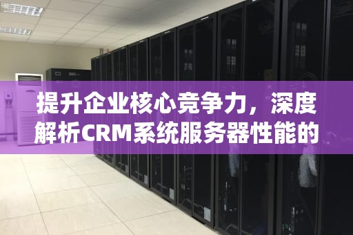 提升企业核心竞争力，深度解析CRM系统服务器性能的重要性与优化策略，crm系统服务器性能怎么样