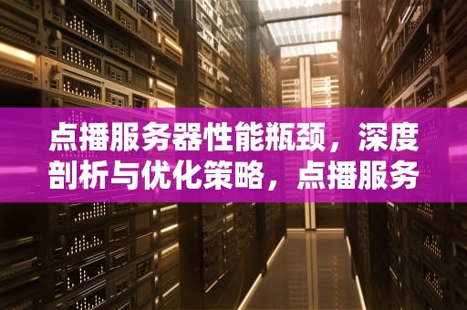 点播服务器性能瓶颈，深度剖析与优化策略，点播服务器配置