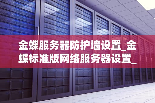 金蝶服务器防护墙设置_金蝶标准版网络服务器设置_金蝶服务器防护墙设置详解