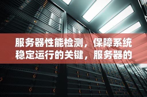 服务器性能检测，保障系统稳定运行的关键，服务器的性能检测是什么