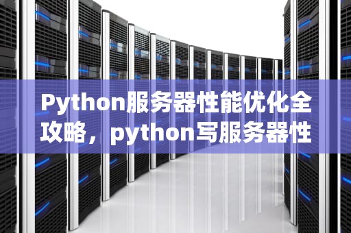 Python服务器性能优化全攻略，python写服务器性能