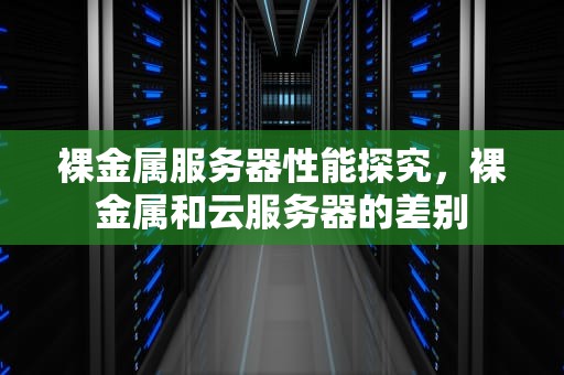 裸金属服务器性能探究，裸金属和云服务器的差别
