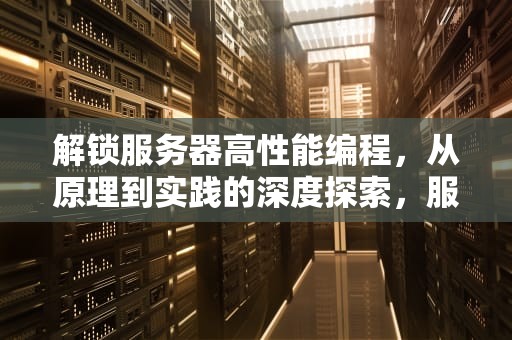 解锁服务器高性能编程，从原理到实践的深度探索，服务器高性能编程软件