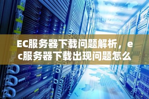 EC服务器下载问题解析，ec服务器下载出现问题怎么办