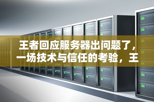 王者回应服务器出问题了，一场技术与信任的考验，王者回应服务器出问题了怎么办
