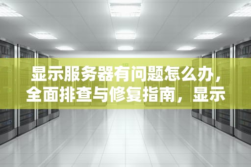 显示服务器有问题怎么办，全面排查与修复指南，显示服务器有问题怎么办啊