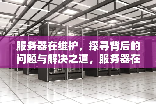 服务器在维护，探寻背后的问题与解决之道，服务器在维护是什么问题啊