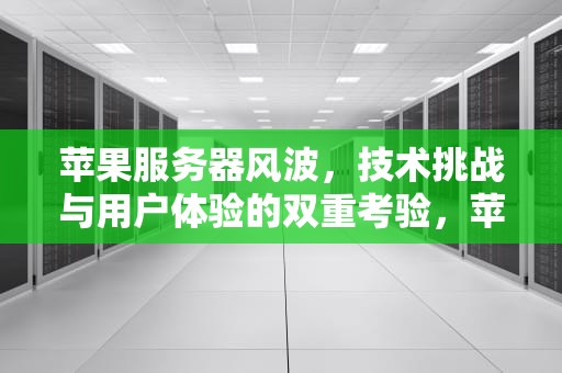 苹果服务器风波，技术挑战与用户体验的双重考验，苹果服务器出不过问题怎么办