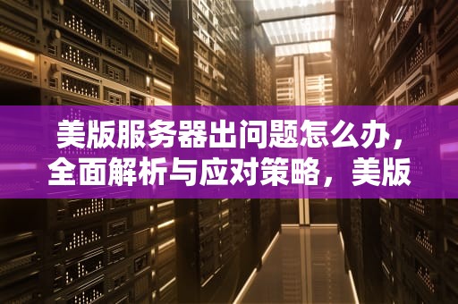 美版服务器出问题怎么办，全面解析与应对策略，美版服务器出问题怎么办啊