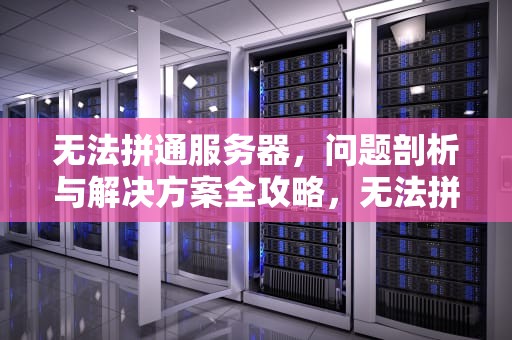 无法拼通服务器，问题剖析与解决方案全攻略，无法拼通服务器什么问题啊