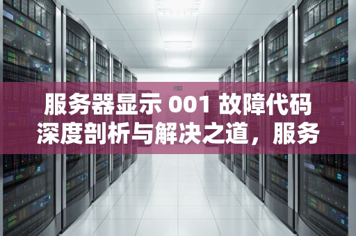 服务器显示 001 故障代码深度剖析与解决之道，服务器显示001是什么问题啊