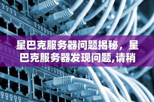 星巴克服务器问题揭秘，星巴克服务器发现问题,请稍后再试