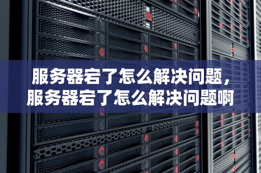 服务器宕了怎么解决问题，服务器宕了怎么解决问题啊