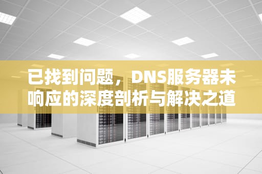 已找到问题，DNS服务器未响应的深度剖析与解决之道，已找到问题诊断策略服务未运行
