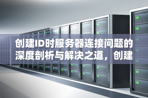 创建ID时服务器连接问题的深度剖析与解决之道，创建id出现服务器连接有问题怎么办