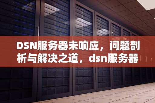 DSN服务器未响应，问题剖析与解决之道，dsn服务器未响应原因