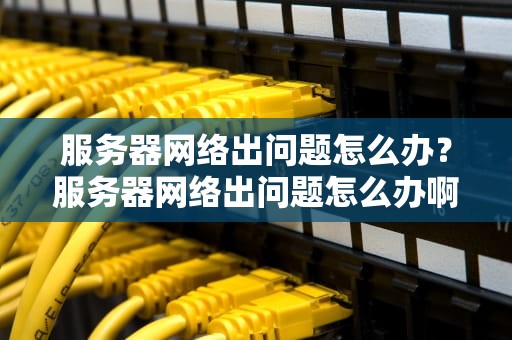 服务器网络出问题怎么办？服务器网络出问题怎么办啊