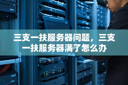 三支一扶服务器问题，三支一扶服务器满了怎么办
