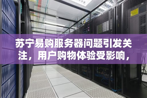 苏宁易购服务器问题引发关注，用户购物体验受影响，苏宁易购服务器有问题怎么办