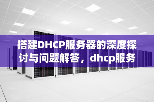 搭建DHCP服务器的深度探讨与问题解答，dhcp服务器的搭建