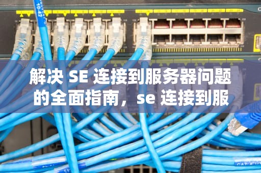 解决 SE 连接到服务器问题的全面指南，se 连接到服务器出现问题怎么办