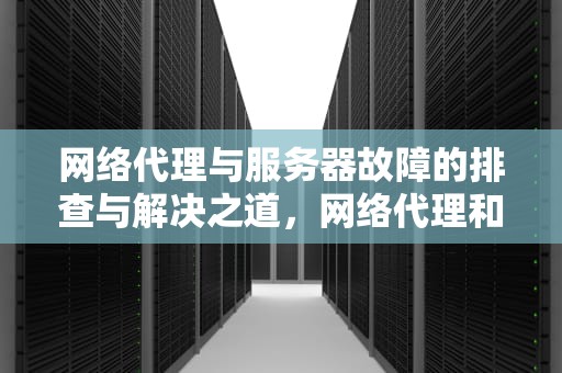 网络代理与服务器故障的排查与解决之道，网络代理和服务器有问题怎么解决