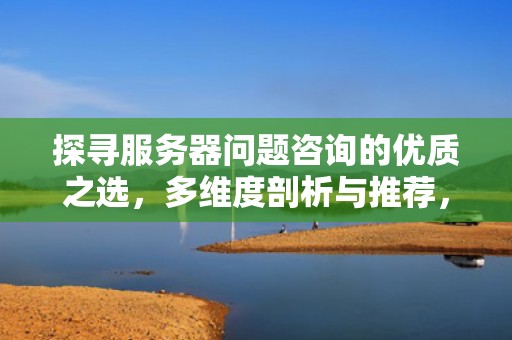 探寻服务器问题咨询的优质之选，多维度剖析与推荐，服务器问题咨询谁做的好一点