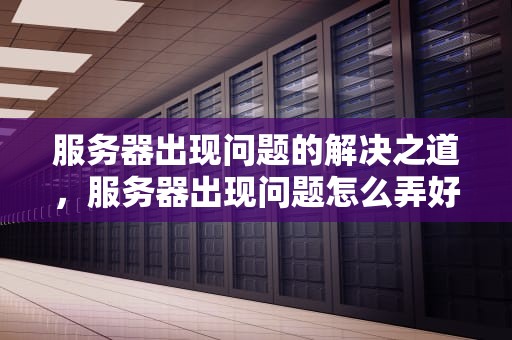 服务器出现问题的解决之道，服务器出现问题怎么弄好呢