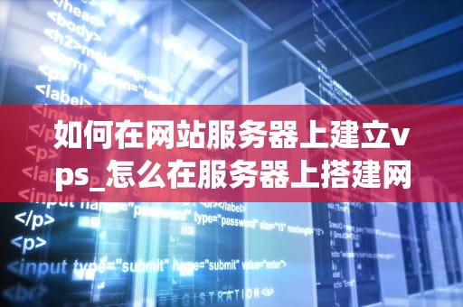如何在网站服务器上建立vps_怎么在服务器上搭建网站_如何在网站服务器上建立VPS