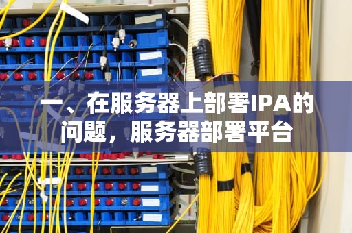 一、在服务器上部署IPA的问题，服务器部署平台
