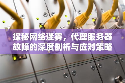 探秘网络迷雾，代理服务器故障的深度剖析与应对策略，联网说代理服务器有问题怎么办