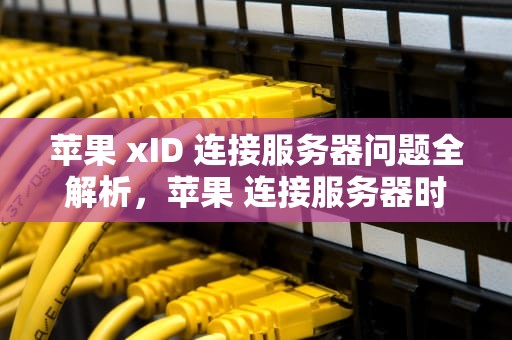 苹果 xID 连接服务器问题全解析，苹果 连接服务器时出现问题