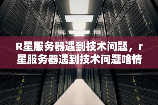R星服务器遇到技术问题，r星服务器遇到技术问题啥情况