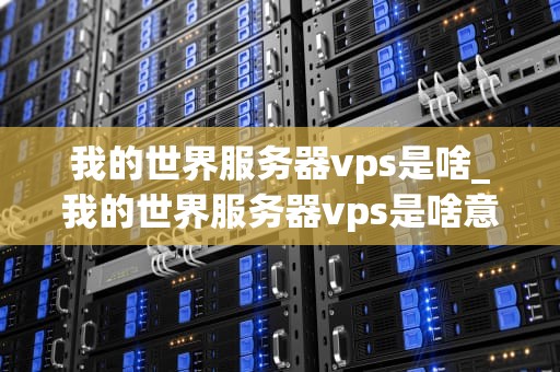 我的世界服务器vps是啥_我的世界服务器vps是啥意思啊_我的世界服务器VPS的全面解析